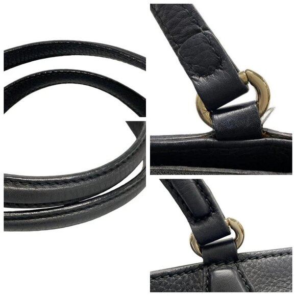 GUCCI Soho Black Leather - Handbag 682-062825 - Picture 7 of 14